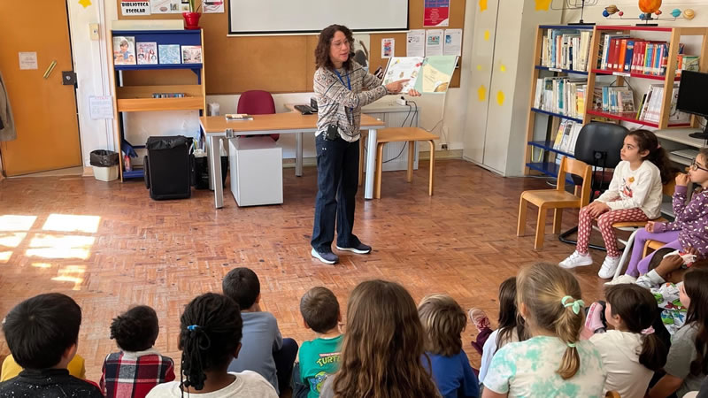 Bandlivros promove “Hora do Conto” | Comemoração da Semana da Leitura  para alunos da EB1 da Cova da Piedade