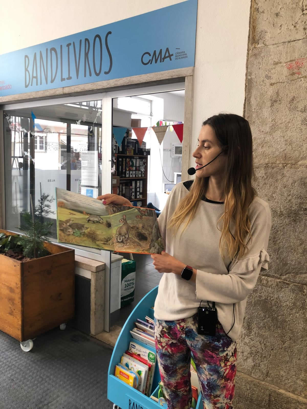 Espaço Bandlivros - Mercado Municipal de Almada